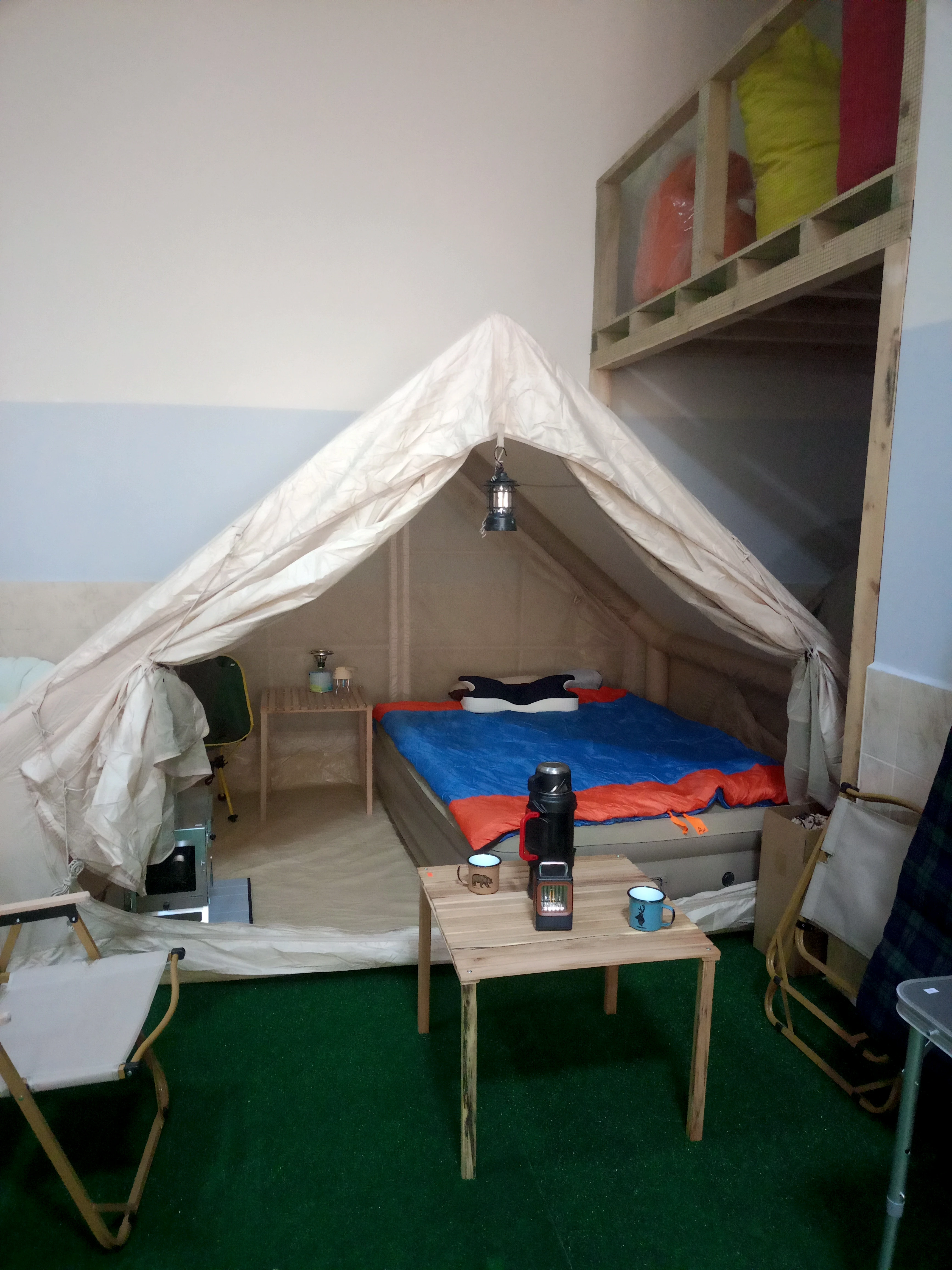 Şişme çadır 6 kişilik