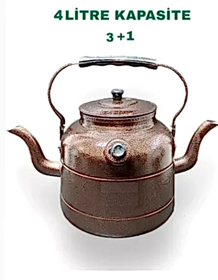 Avcı kampçı çaydanlığı